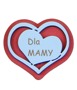Dla Mamy Magnes serce  (P435W1)