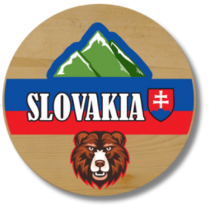 (L184D35SK) Slovakia  - podkładka drewniana