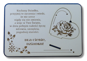 Dla Dziadka - Życzenia z figurką (P377W11)