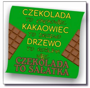 (P1410W2) Karteczka wesołe motto