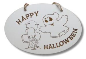 (P739W12) Halloween - Zawieszka owal