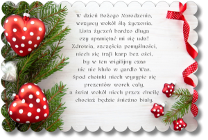 (P968W3) Boże Narodzenie - kartka drewniana