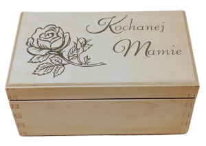 Kochanej Mamie - Pudełko na herbatę z grawerem (LH2G1)