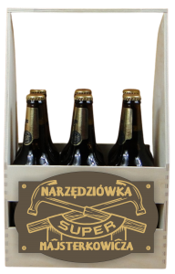 Narzędziówka ... - Skrzynka na piwo z emblematem (P1242W4)