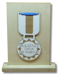 (P1331W2) Dla Taty - Medal z podstawką