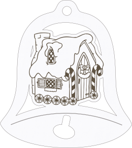 Dzwonek Zawieszka świąteczna (P1165W73)
