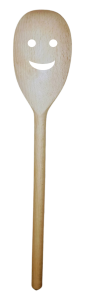(WKL41C1) Minka - łyżka 30 cm z wyciętym wzorem