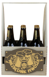 Niezbędnik piwosza  - Skrzynka na piwo z emblematem  (P1242W7)