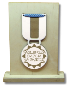 (P1331W1) Dla Babci - Medal z podstawką