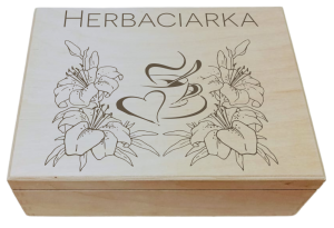 (LH12G31) HERBACIARKA - Pudełko na herbatę