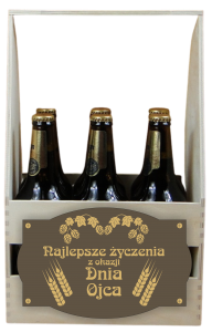 Dla Taty - Skrzynka na piwo z emblematem  (P1242W22)