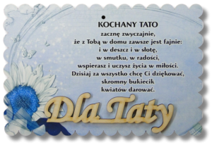 (P1002W3) Dla Taty - Kolorowe życzenia