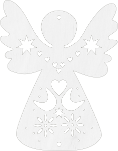 Aniołek Zawieszka świąteczna aniołek (P1269W6)