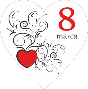 8 Marca - serce magnes (P828W22)
