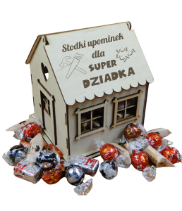 Super Dziadek - pudełko na cukierki Domek (P1345W7)