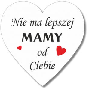 (P828W50) Dla Mamy - serce magnes