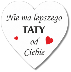 (P828W51) Dla Taty - serce magnes