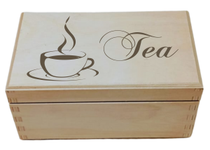 Tea - Pudełko na herbatę z uniwersalnym grawerem (LH2G63)