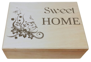 (LH12G7) Sweet HOME - Pudełko na herbatę