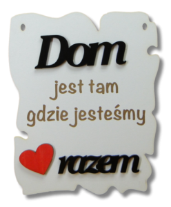 (P1313W1) Dom jest tam... - Deseczka papirus