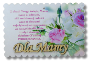 (P1002W1) Dla Mamy - Kolorowe życzenia