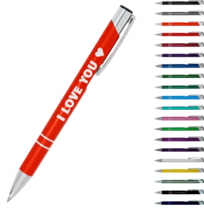 I LOVE YOU długopis grawerowany (P233D25)