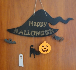 Halloween - Zawieszka na drzwi, do okna (P1052W2)