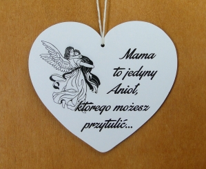 Mama - Zawieszka serce (P752W17)