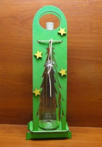 Bożonarodzeniowy stojak z butelką (P244W2)