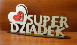 Super Dziadek - stojak napis  (P986W2)