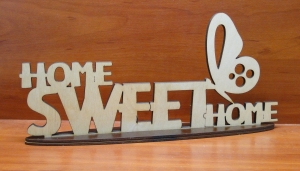 Home Sweet Home - stojak napis (P986W9)