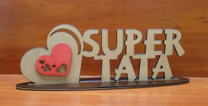 Super Tata - stojak napis (P986W4)