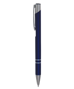 Granatowy matowy długopis metalowy Cosmo z wkładem typu Zenith (P365C24)