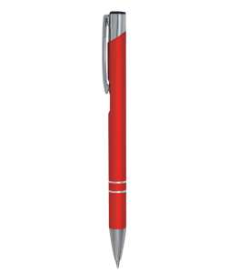 czerwony matowy długopis Cosmo z wkładem typu Zenith (P365C06)
