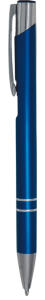 Długopis metalowy COSMO niebieski z wkładem typu Zenith (P365C10A)