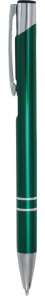 Długopis metalowy COSMO ciemnozielony z wkładem typu Zenith  (P365C13)
