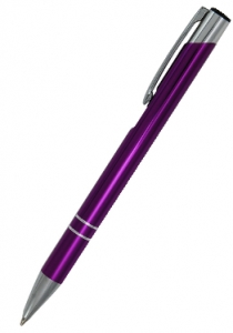 Długopis metalowy COSMO jasna purpura z wkładem typu Zenith  (P365C18)