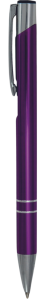 Długopis metalowy COSMO jasna purpura z wkładem typu Zenith  (P365C18)
