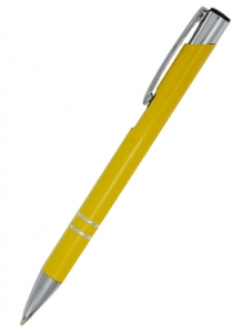 Długopis metalowy COSMO żółty z wkładem typu Zenith (P365C21)