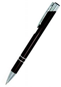 Długopis metalowy COSMO  brązowy z wkładem typu Zenith (P365C23)