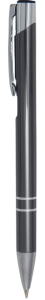 Długopis metalowy COSMO grafitowy z wkładem typu Zenith  (P365C03)