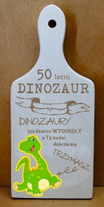 Urodzinowa deska dinozaur (P1288W50)
