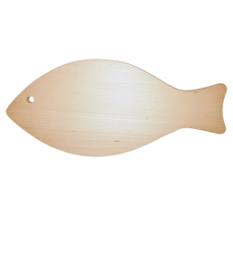 (DRD) 16 x 36 cm Deska rybka duża
