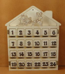 Kalendarz adwentowy domek (P1379W1)