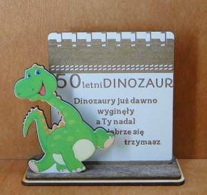 Urodzinowy stojak dinozaur (P1286W50)