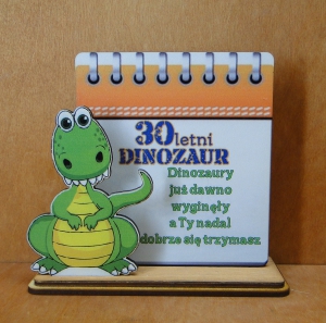 Urodzinowy stojak dinozaur (P1287W30)