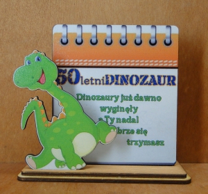Urodzinowy stojak dinozaur (P1287W50)