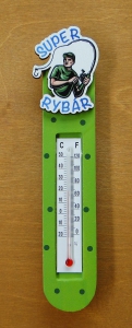 Super rybar magnes kolorowy z termometr (P669SKW14)