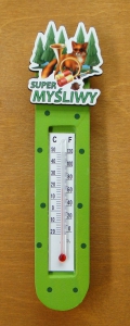 Super myśliwy magnes kolorowy z termometrem (P669W10)