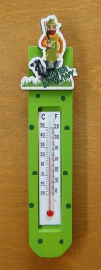 Super myśliwy magnes kolorowy z termometrem (P669W11)
